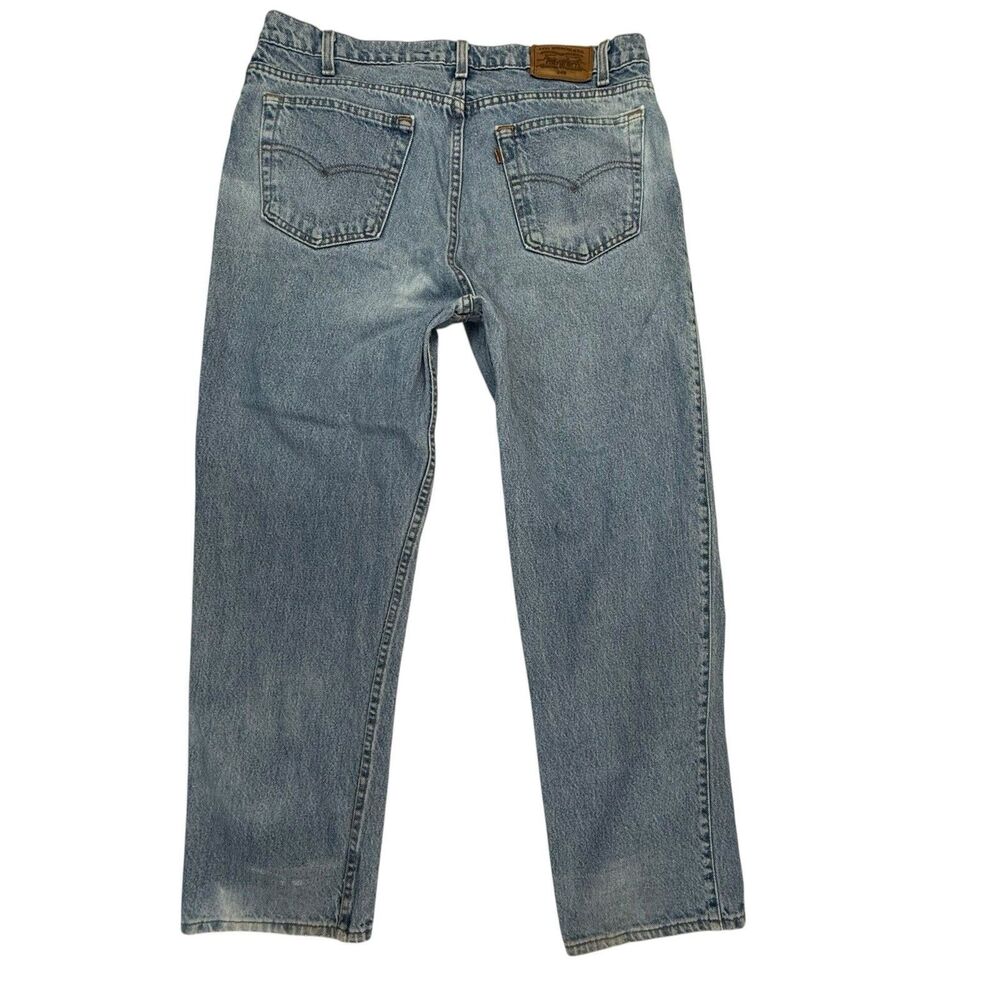 Levi's 540 Relaxed Fit Light Wash Jeans Men Size 38x29 Grunge Vintage 90s